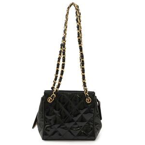 Chanel Matelassé Patent Leather Shoulder Bag